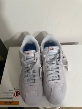 Nike Light Blue Suede Low-Top Sneakers NWT